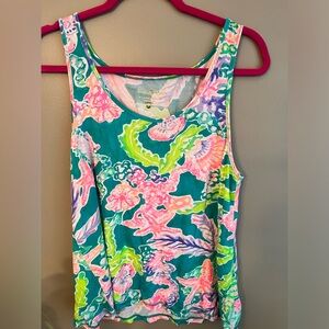 EUC LILLY Pulitzer pajama Tank XL